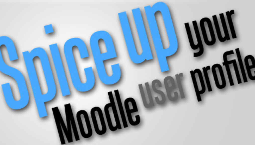 SpiceUpYourMoodleUserProfil