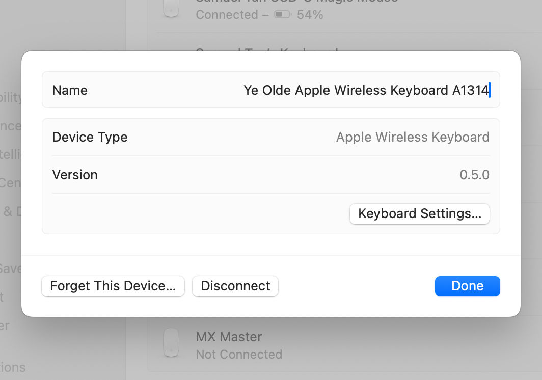 A1314 keyboard renaming