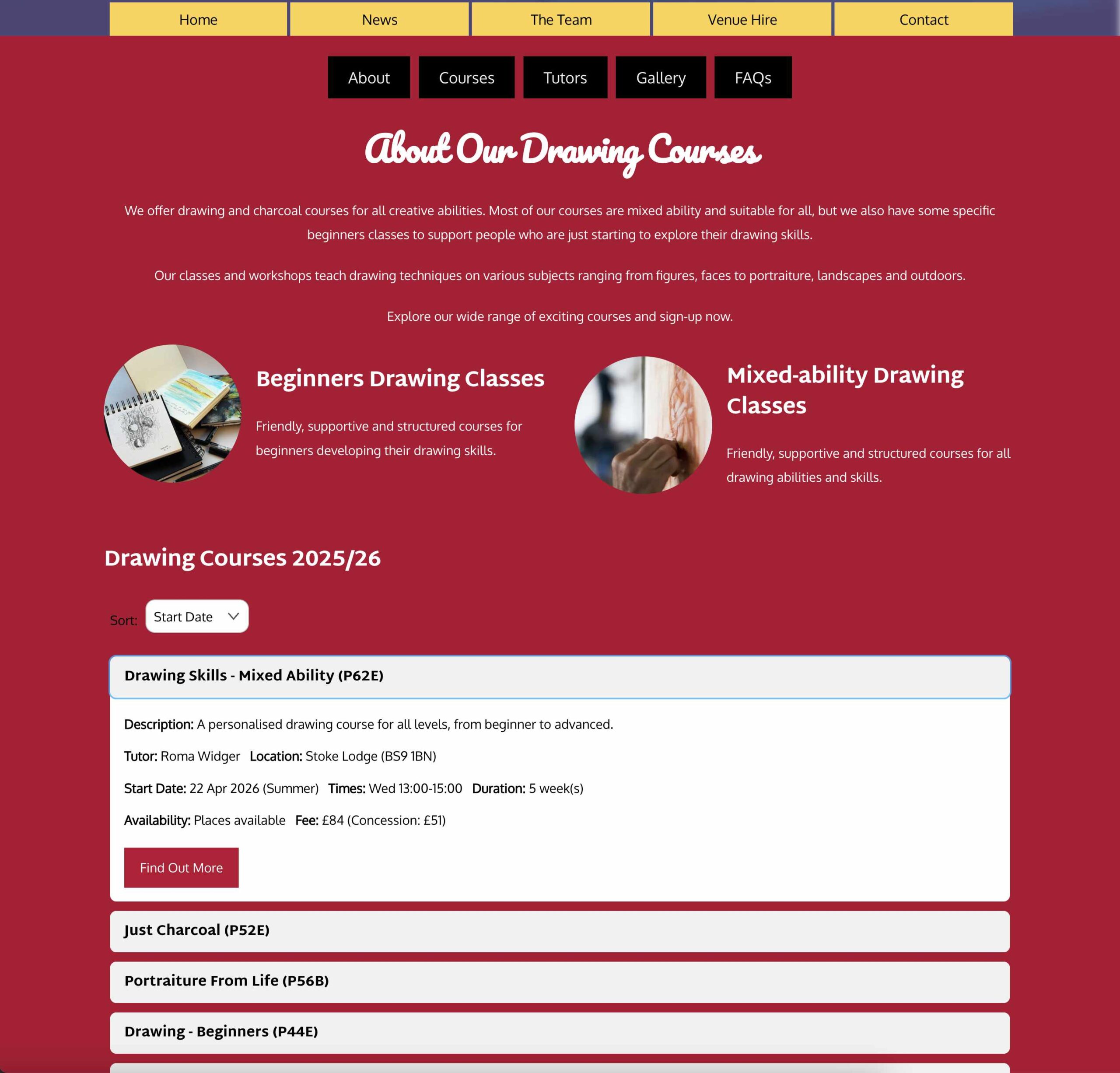 Drawing About Section