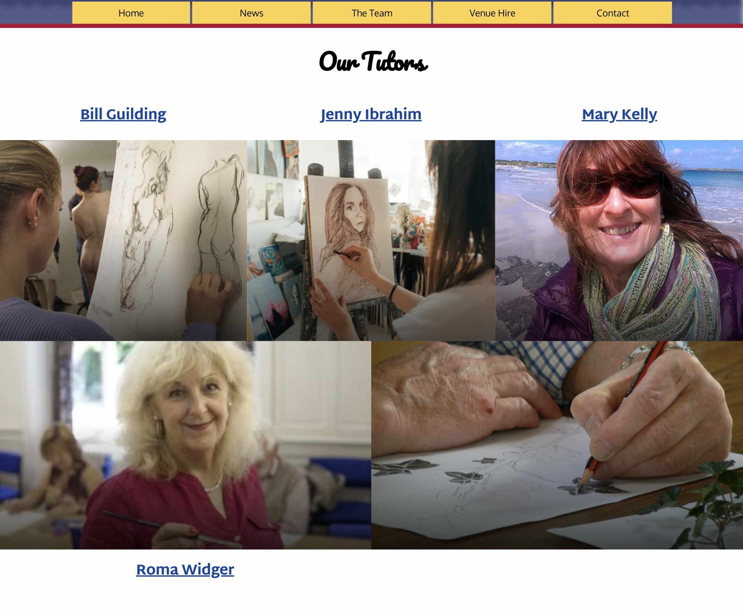 Drawing Tutors Section