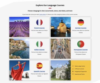 Language Pick Your Lang Section