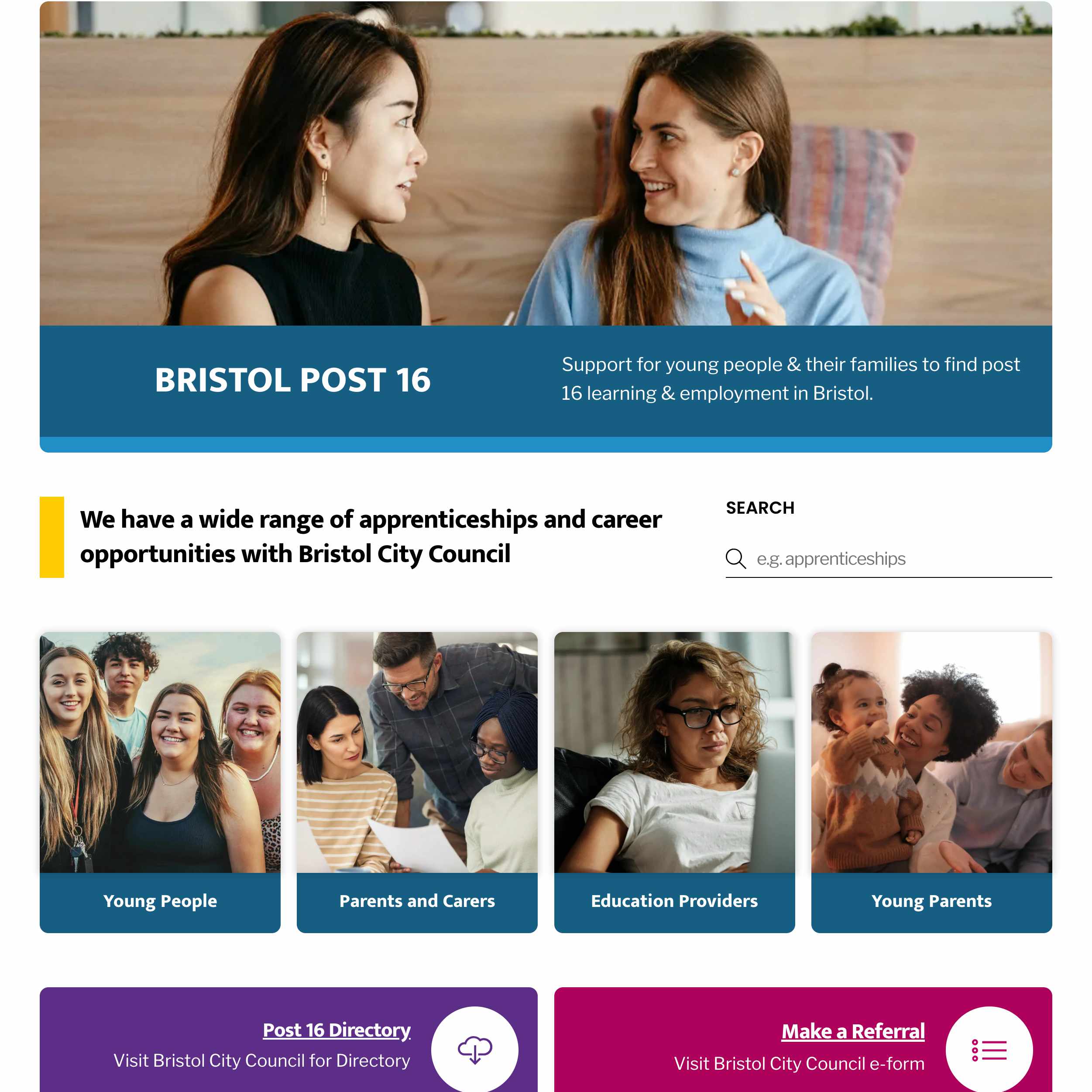 Bristol Post 16 Case Study Careers Events And News Listing Pages 