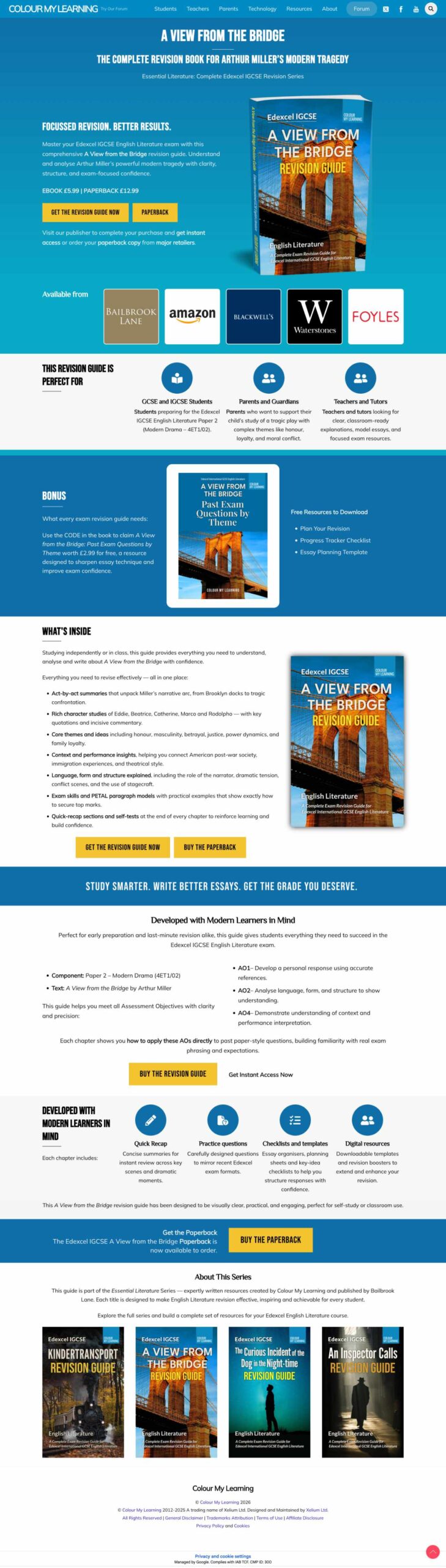 AVFTB Book Sales Page