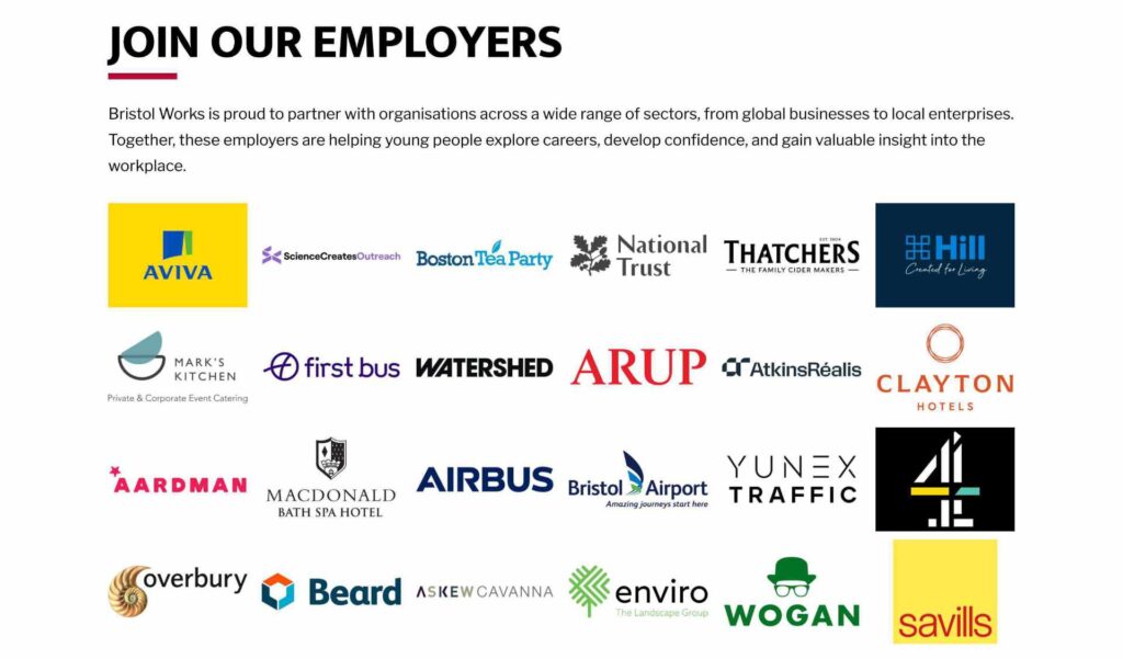 Bristol WORKS Homepage Join Our Employers