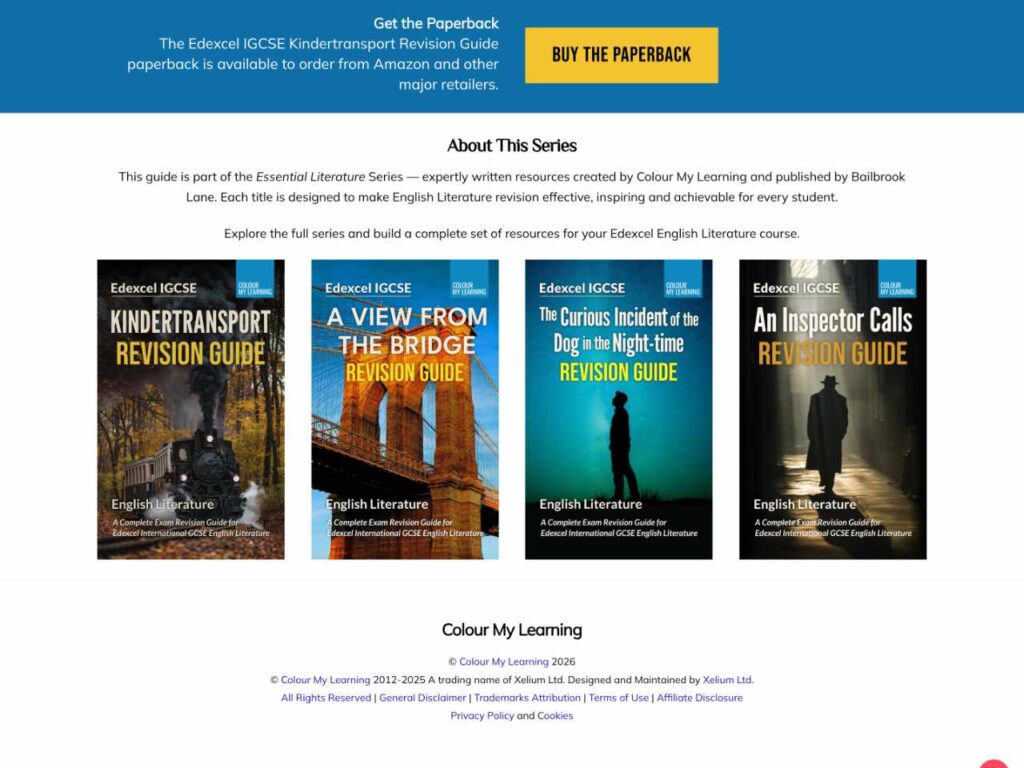 kindertransport CTA and about the series